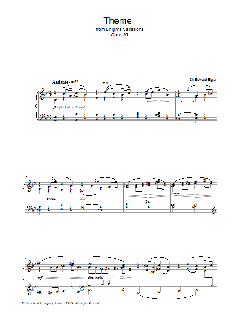 Theme from The Enigma Variations, Op.36 (Download) 
