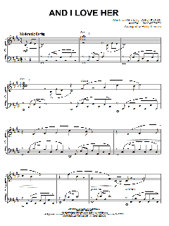 And I Love Her von The Beatles (Download) 