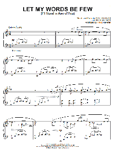 Let My Words Be Few (I'll Stand In Awe Of You) von Matt Redman (Download) 