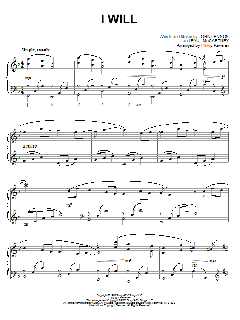 I Will von The Beatles (Download) 