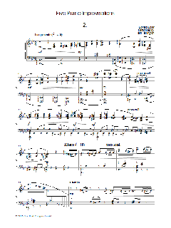 Five Piano Improvisations: 2. Largamente (Download) 