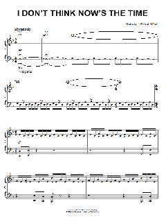 I Don't Think Now's The Time (Download) 