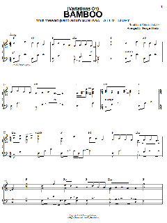 (Variations On) Bamboo von George Winston (Download) 