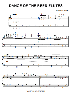Dance Of The Reed-Flutes von Pyotr Il'yich Tchaikovsky (Download) 