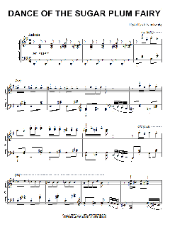 Dance Of The Sugar Plum Fairy von Pyotr Il'yich Tchaikovsky (Download) 