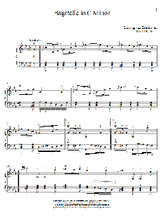 Bagatelle In C Minor, Op. 119, No. 5 von Matthew Edwards (Download) 