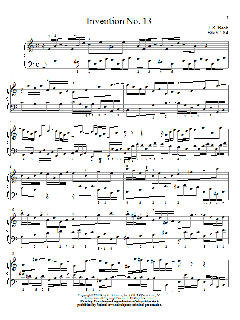 Invention No.13 von Johann Sebastian Bach (Download) 