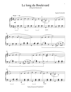 Le Long du Boulevard (Along The Boulevard) von Eugénie Rocherolle (Download) 