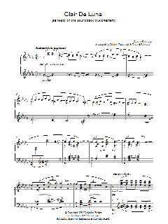Clair de Lune von Claude Debussy (Download) 