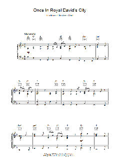 Once In Royal David's City von Cecil F. Alexander (Download) 