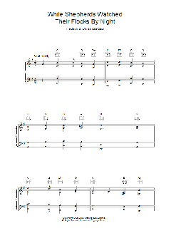 While Shepherds Watched Their Flocks von Traditional (Download) 