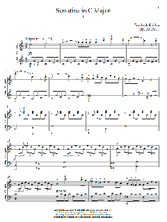 Sonatina In C Major, Op. 20, No. 1 von Jennifer Linn (Download) 