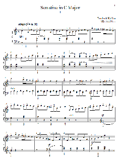 Sonatina In C Major, Op. 55, No. 1 von Jennifer Linn (Download) 