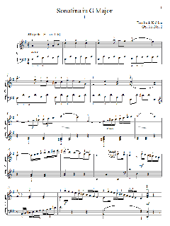 Sonatina In G Major, Op. 55, No. 2 von Jennifer Linn (Download) 