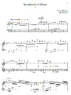 Sonatina In A Minor, Op. 88, No. 3 von Jennifer Linn (Download) 