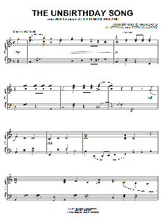The Unbirthday Song von Al Hoffman (Download) 