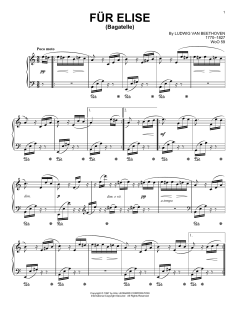 Fur Elise von Ludwig van Beethoven (Download) 