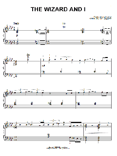 The Wizard And I von Stephen Schwartz (Download) 