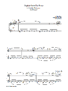 Orphee Suite For Piano, II. Orphee's Bedroom, Act I, Scene 5 (Download) 