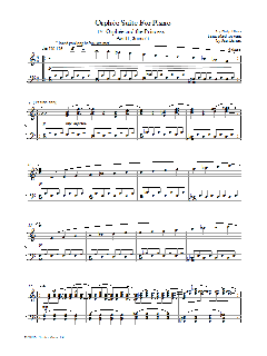 Orphee Suite For Piano, IV. Orphee And The Princess, Act II, Scene 3 (Download) 