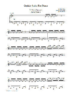 Orphee Suite For Piano, V. Music Interlude, Act II, Scene 5 (Download) 