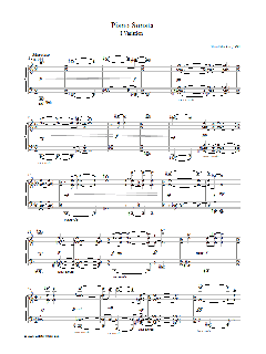 Piano Sonata, I Variation (Download) 