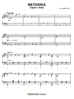 Bethena (Ragtime Waltz) von Scott Joplin (Download) 