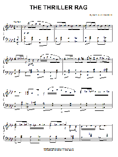 The Thriller Rag von May Aufderheide (Download) 