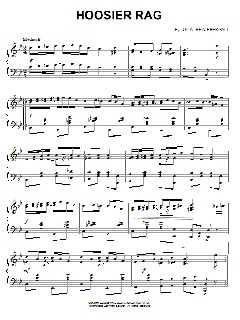 Hoosier Rag von Julia Lee Niebergall (Download) 