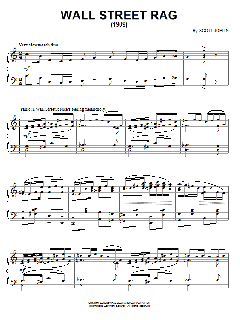 Wall Street Rag (1909) von Scott Joplin (Download) 