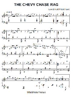 The Chevy Chase Rag von James Hubert "Eubie" Blake (Download) 