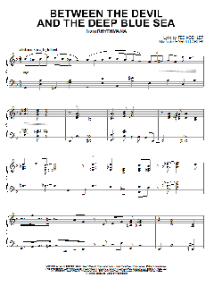 Between The Devil And The Deep Blue Sea von Harold Arlen (Download) 