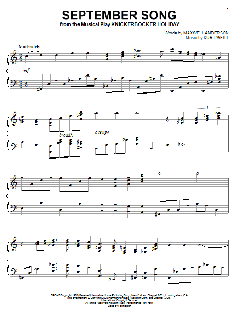 September Song von Kurt Weill (Download) 