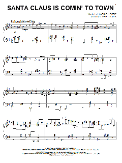 Santa Claus Is Comin' To Town von Haven Gillespie (Download) 