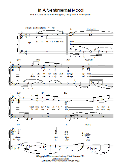 In A Sentimental Mood von Duke Ellington (Download) 