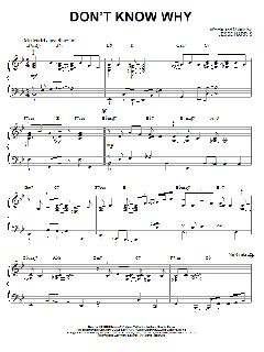 Don't Know Why [Jazz version] von Norah Jones (Download) 