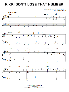 Rikki Don't Lose That Number [Jazz version] von Steely Dan (Download) 