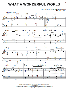 What A Wonderful World [Jazz version] von Louis Armstrong (Download) 