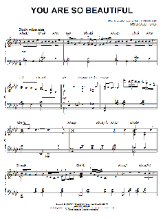 You Are So Beautiful [Jazz version] von Joe Cocker (Download) 