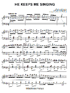 He Keeps Me Singing [Ragtime version] von Steven Tedesco (Download) 