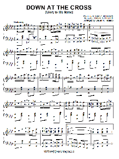 Down At The Cross (Glory To His Name) [Ragtime version] von Elisha A. Hoffman (Download) 