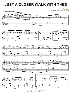 Just A Closer Walk With Thee [Ragtime version] von Traditional (Download) 