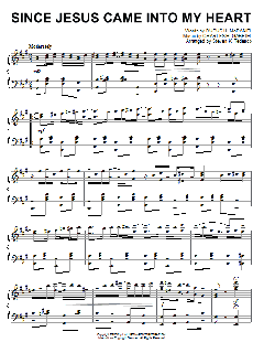 Since Jesus Came Into My Heart [Ragtime version] von Steven Tedesco (Download) 