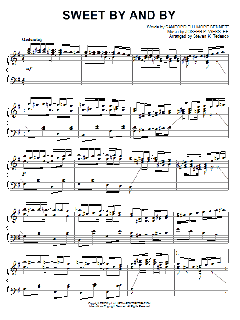 Sweet By And By [Ragtime version] von Steven Tedesco (Download) 