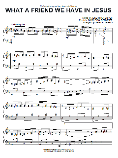 What A Friend We Have In Jesus [Ragtime version] von Steven Tedesco (Download) 