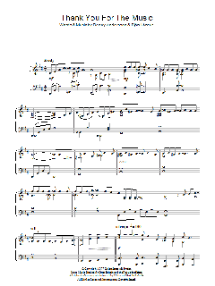 Thank You For The Music von ABBA (Download) 