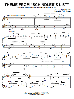 Theme from Schindler's List von John Williams (Download) 