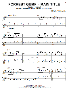 Forrest Gump - Main Title (Feather Theme) von Alan Silvestri (Download) 