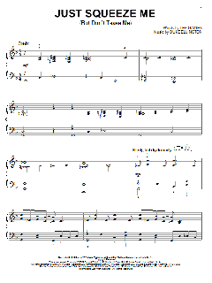 Just Squeeze Me (But Don't Tease Me) von Duke Ellington (Download) 