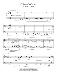 Jimbo's Lullaby von Claude Debussy (Download) 